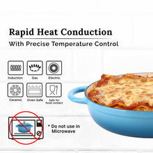 Load image into Gallery viewer, Aurasia Heritage Cast Iron Braiser 32cm - Aqua Blue