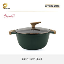 Load image into Gallery viewer, (NEW) Cuisineur Granitech IH Die-Cast 4pcs COOKWARE SET