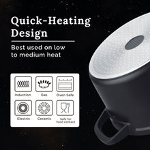 Load image into Gallery viewer, (NEW) Cuisineur Midnight Black IH 2pcs Die-Cast Casserole set (24cm casserole + 20cm casserole) SET PERIUK
