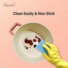 Load image into Gallery viewer, Cuisineur Peach IH 2pcs Die-Cast Casserole set (Ceramic Non-stick coating)