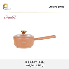 Load image into Gallery viewer, (NEW) Cuisineur Peach IH 2pcs Die-Cast Pan set (Ceramic Non-stick coating)