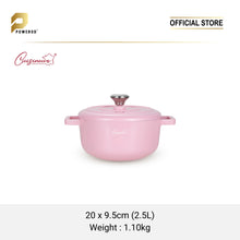 Load image into Gallery viewer, (NEW) CUISINEUR PEARL PINK IH 2PCS COOKWARE SET