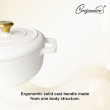 Load image into Gallery viewer, Cuisineur Pearl White diecast cookware set (PREMIUM EDITION)