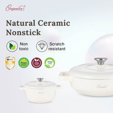 Load image into Gallery viewer, Cuisineur Pearl White IH 2pcs Cookware set