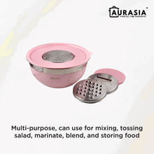 Load image into Gallery viewer, Aurasia 5pcs Classy Mixing Bowl set (PINK)