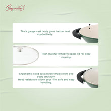 Load image into Gallery viewer, (NEW) Cuisineur Avocado IH 36cm Die-Cast Wok (Ceramic Non-stick coating)