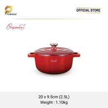 Load image into Gallery viewer, (2024-NEW) Cuisineur Red Sunstone IH Die-cast 2pcs cookware set (LIMITED EDITION)