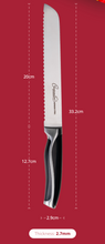 Load image into Gallery viewer, Cuisineur Culinaire Premium 2pcs set - Bread knife (8") + Utility knife (5") set