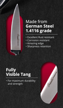 Load image into Gallery viewer, Cuisineur Culinaire Premium Chef Knife (8")