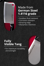 Load image into Gallery viewer, Cuisineur Culinaire Premium Cleaver Knife (6")