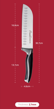 Load image into Gallery viewer, Cuisineur Culinaire Premium Santoku Knife (7&quot;)
