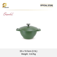 Load image into Gallery viewer, (NEW) Cuisineur Avocado IH 3pcs Essential cookware Set
