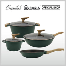 Load image into Gallery viewer, (NEW) Cuisineur Granitech IH Die-Cast 4pcs COOKWARE SET
