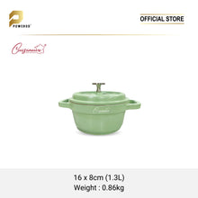 Load image into Gallery viewer, Cuisineur Die-Cast Mini Casserole 16cm Ceramic Coating Non-Stick Pot - Green
