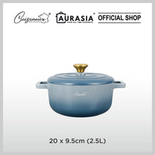 Load image into Gallery viewer, (NEW) Cuisineur Grey Moonstone IH Die-cast 20cm Casserole (LIMITED EDITION)
