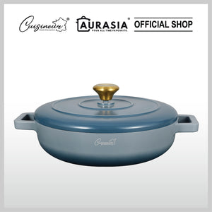(NEW) Cuisineur Grey Moonstone IH Die-cast 30cm Low Casserole (LIMITED EDITION)