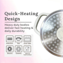 Load image into Gallery viewer, Cuisineur Die-Cast Mini Casserole 16cm Ceramic Coating Non-Stick Pot - Lilac
