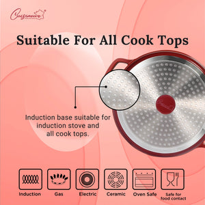 Cuisineur NEW MINI casserole 16cm (Garnet Red)