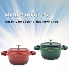 Load image into Gallery viewer, Cuisineur Radiance Die-Cast Mini Casserole 16cm Ceramic Coating Non-Stick Pot - Red
