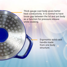 Load image into Gallery viewer, Cuisineur Radiance Die-Cast Mini Casserole 16cm Ceramic Coating Non-Stick Pot - Red
