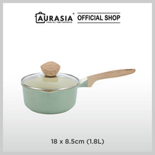 Load image into Gallery viewer, (SABAH ONLY) Aurasia Natura 2pcs Die-Cast cookware set - NEW (CERAMIC COATING) With Handle
