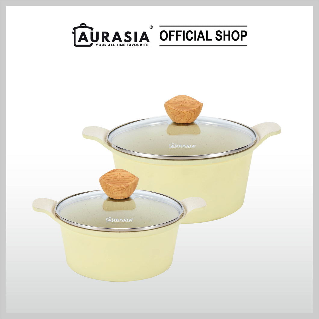 Aurasia Natura IH 2pcs Casserole/Pots set