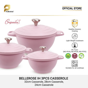 Cuisineur Bellerose IH 3pcs Casserole SET