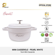 Load image into Gallery viewer, Cuisineur NEW MINI casserole 16cm (Pearl White)
