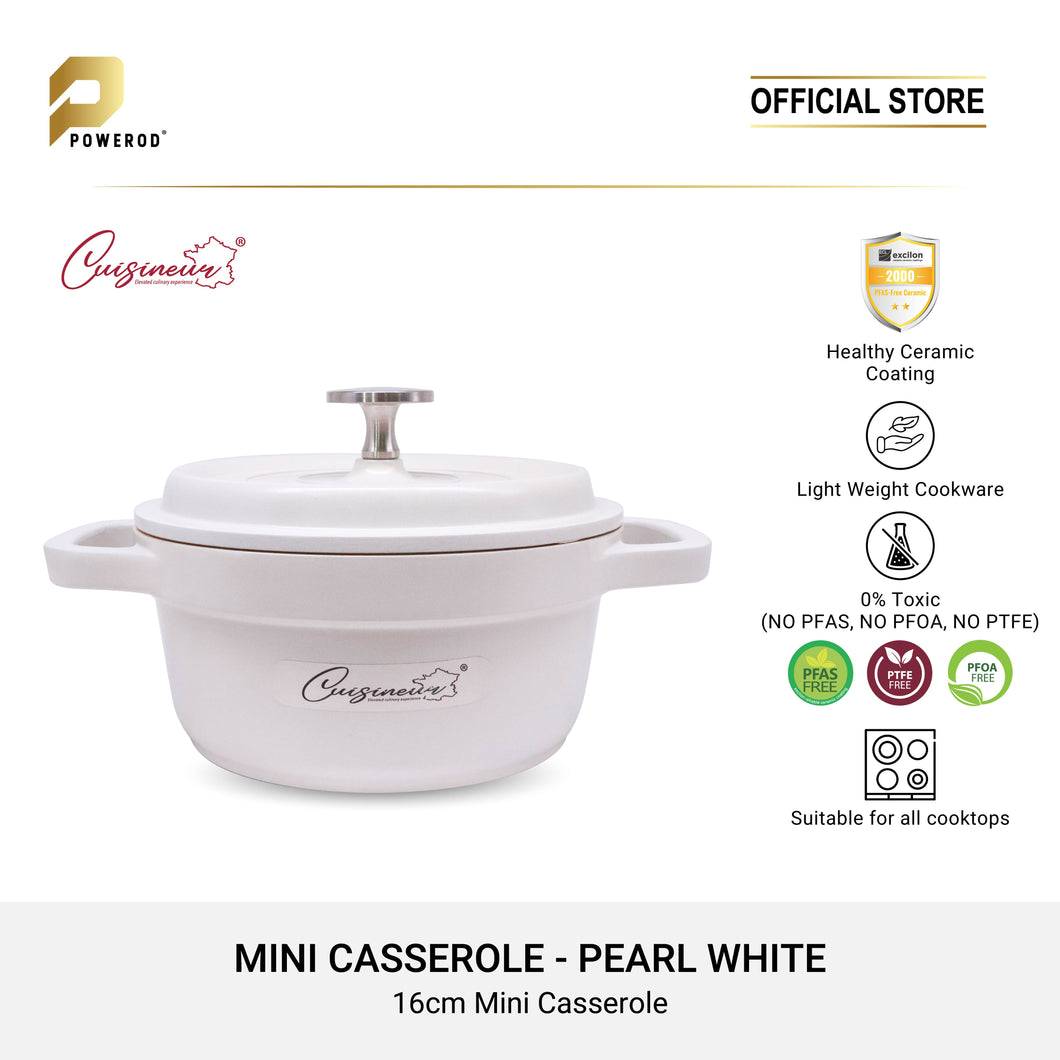 Cuisineur NEW MINI casserole 16cm (Pearl White)