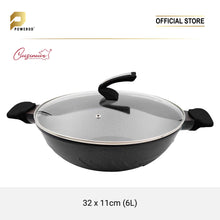 Load image into Gallery viewer, Cuisineur Optimum IH 32cm Die-Cast Wok set
