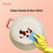 Load image into Gallery viewer, (NEW) Cuisineur Peach IH 30cm Die-Cast Casserole set (Ceramic Non-stick coating)
