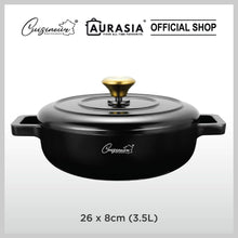 Load image into Gallery viewer, Cuisineur Pearl Black IH 3pcs Cookware set
