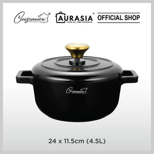 Cuisineur Pearl Black IH 3pcs Cookware set