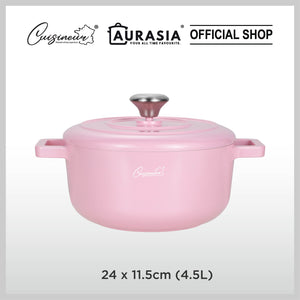 (NEW) CUISINEUR PEARL PINK IH 2PCS COOKWARE SET