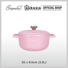 Load image into Gallery viewer, (NEW) CUISINEUR PEARL PINK IH 2PCS COOKWARE SET
