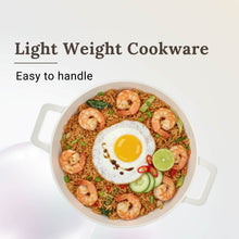 Load image into Gallery viewer, Cuisineur Pearl White IH 2pcs Cookware set
