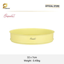 Load image into Gallery viewer, Cuisineur Pearl Yellow IH 32cm Wok (Ceramic Non-stick coating) + Steamer rack / Kuali Anti-Lekat

