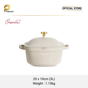 Cuisineur Terra-Cast Die-Cast Cookware - 20cm Casserole
