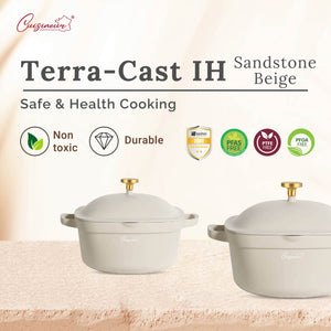 Cuisineur Terra-Cast Die-Cast Cookware - 24cm Casserole