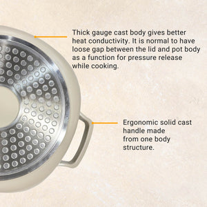 Cuisineur Terra-Cast Die-Cast Cookware - 24cm Casserole