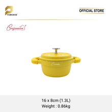 Load image into Gallery viewer, Cuisineur Radiance Die-Cast Mini Casserole 16cm Ceramic Coating Non-Stick Pot - Yellow
