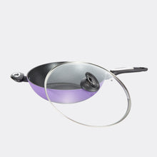 Load image into Gallery viewer, Aurasia 32cm Non-Stick Stirfry Wok + Tempered Glass Cover
