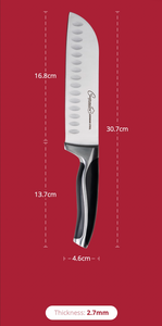 Cuisineur Culinaire Premium Santoku Knife (7")