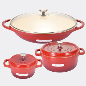 (SALES) Cuisineur Garnet IH Cookware set